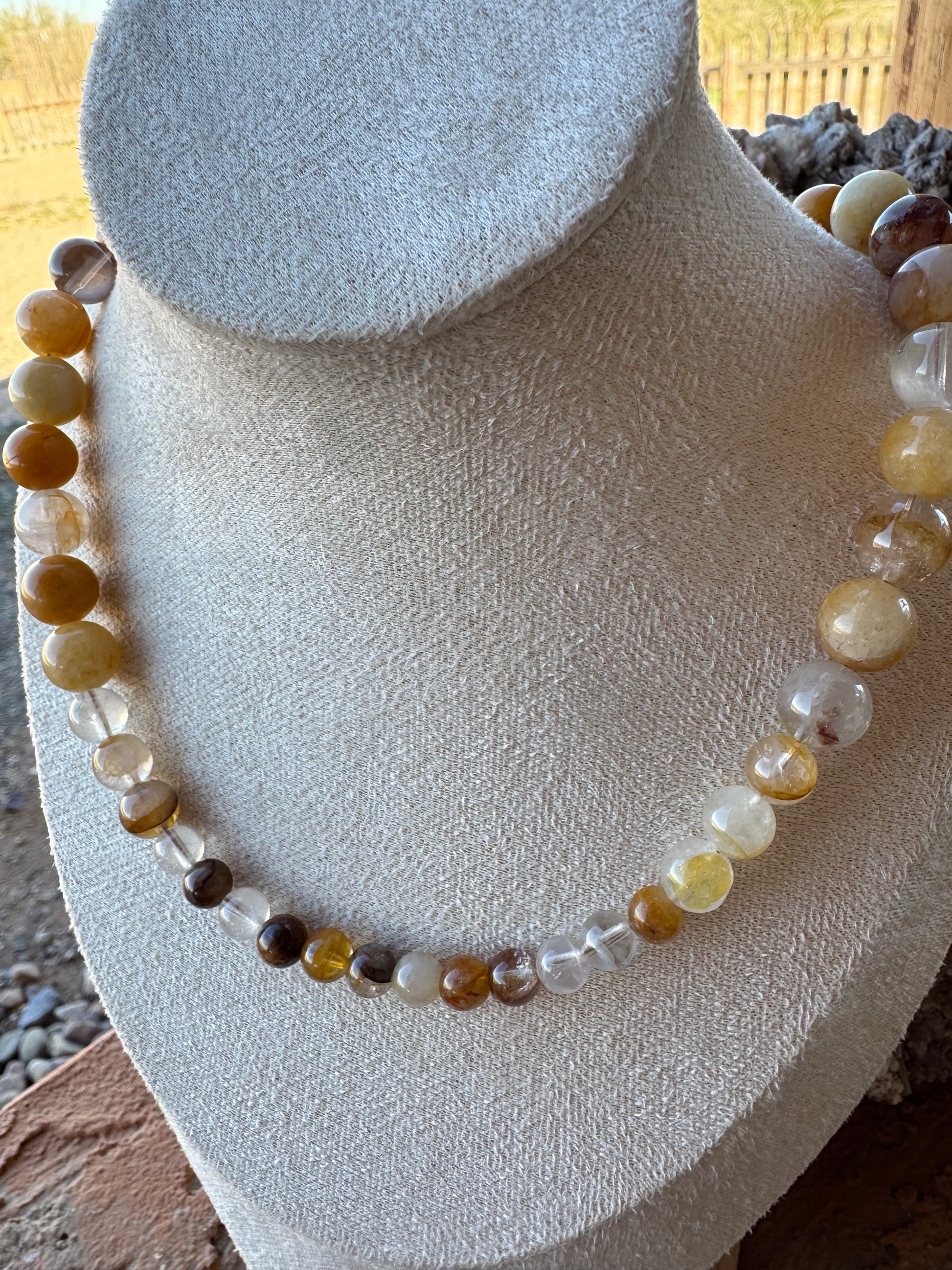 Golden Healer Quartz Necklace