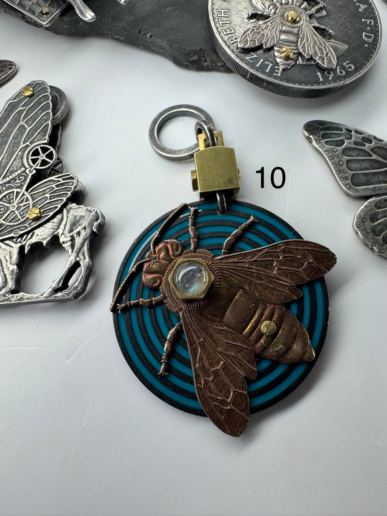 Handmade Pendants & one Ring