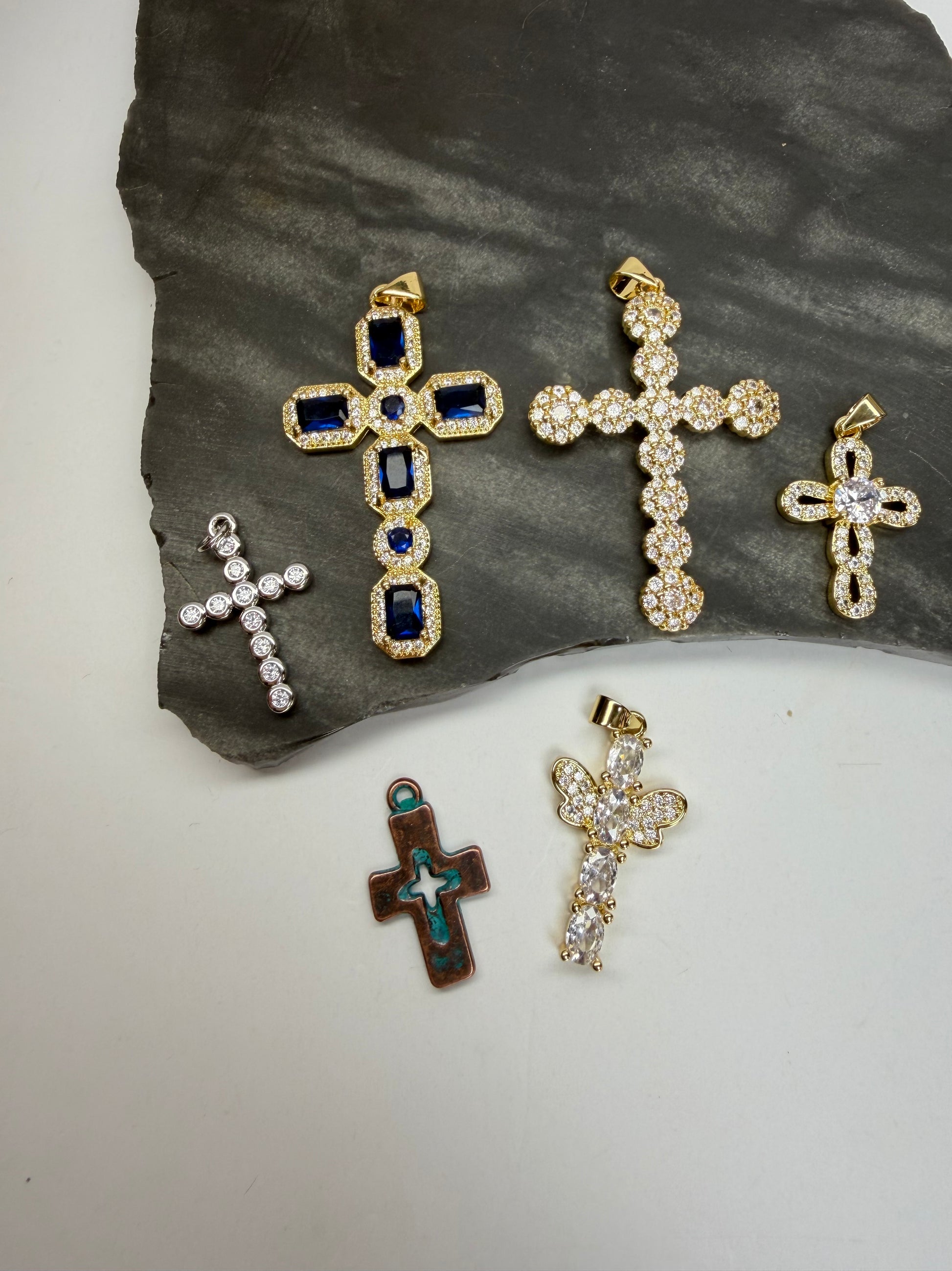 Elevated Cross & Charm Collection