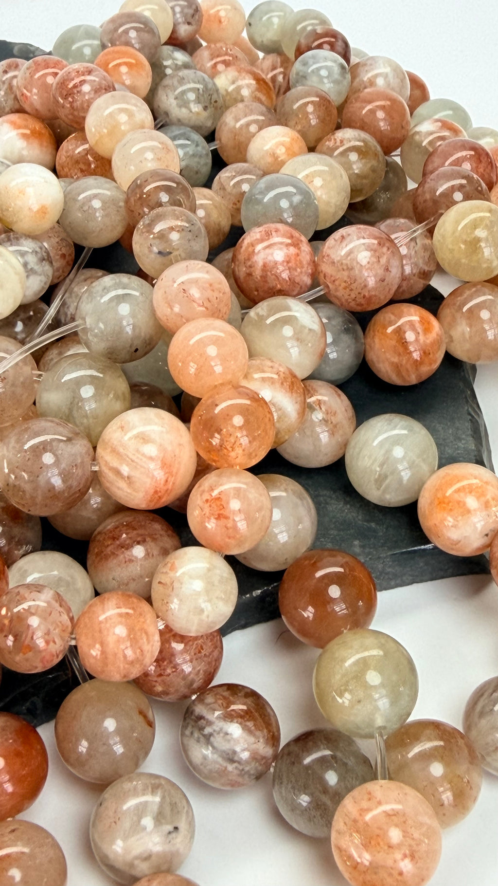 Fire Sunstone with Feldspar Variations