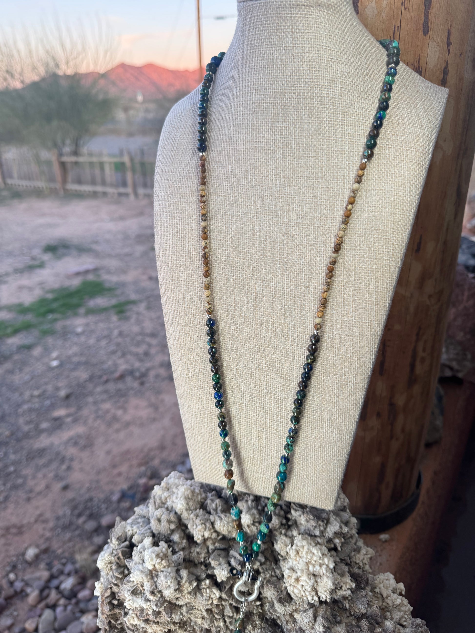Chrysocolla Signature Wrap Necklace