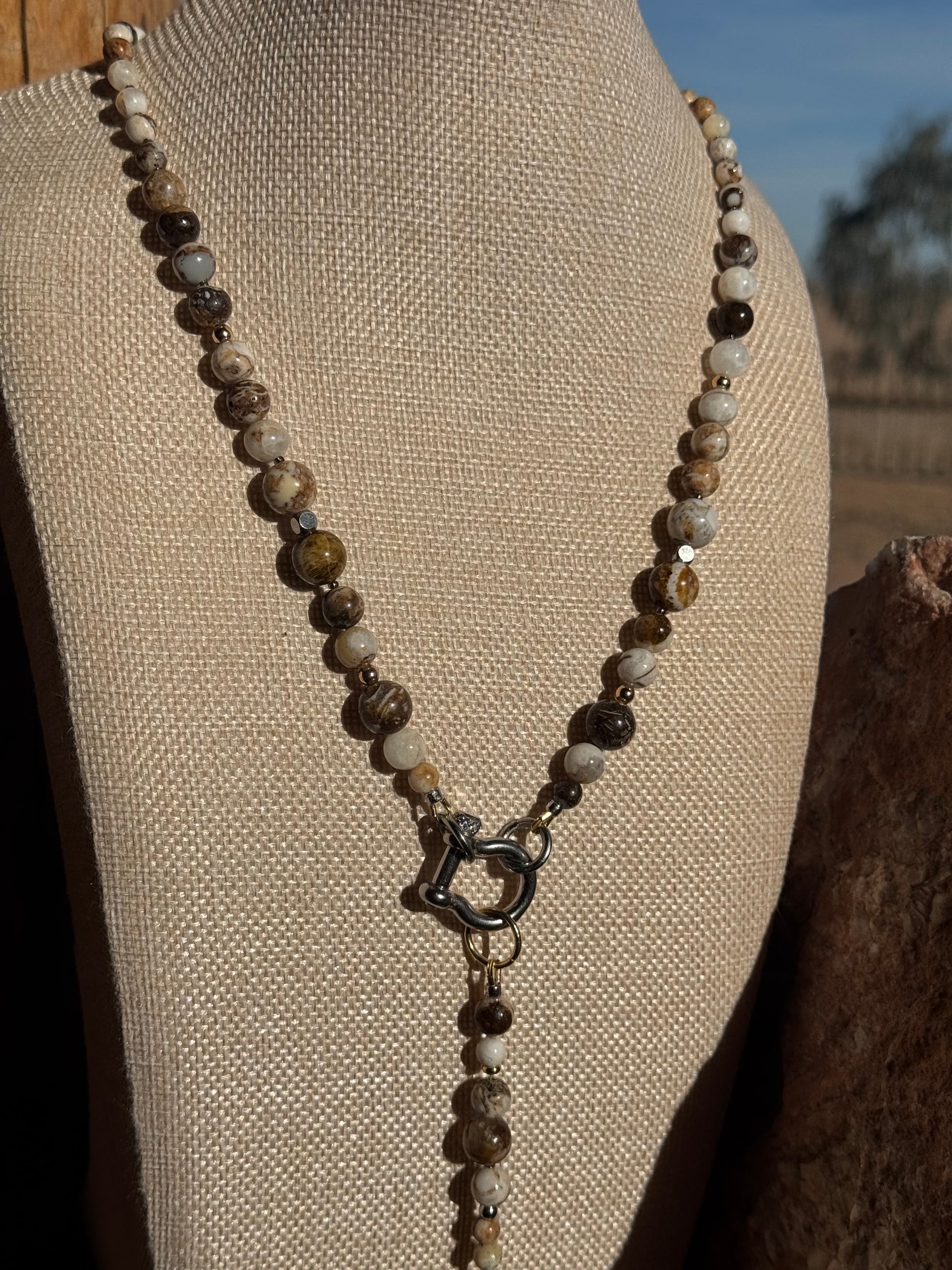 Coffee Jasper Necklace