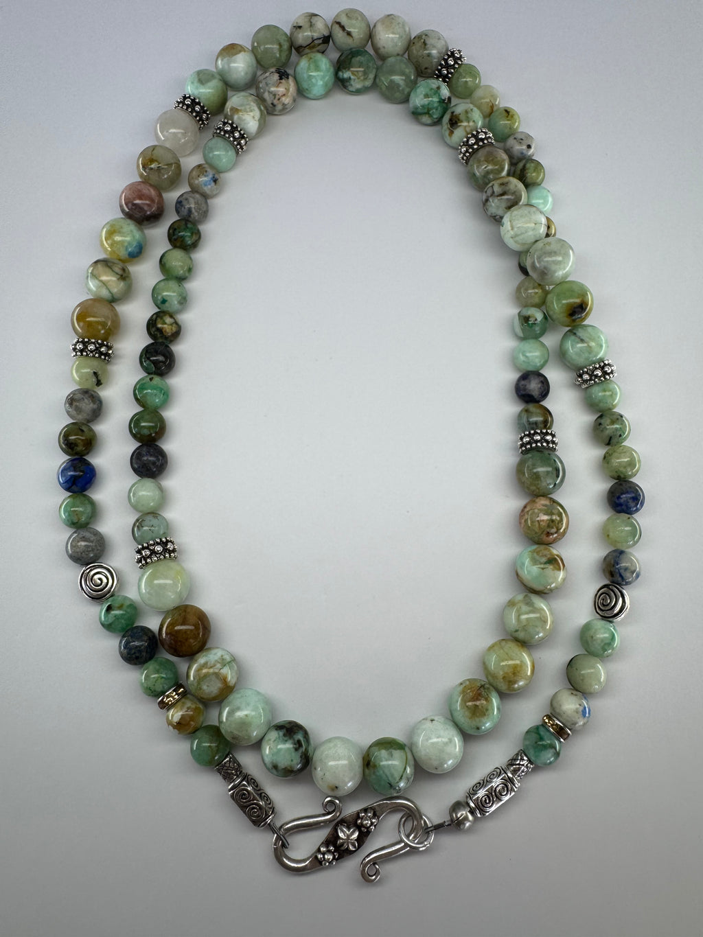 Mongolian Turquoise Necklace & FREE Matching Bracelet