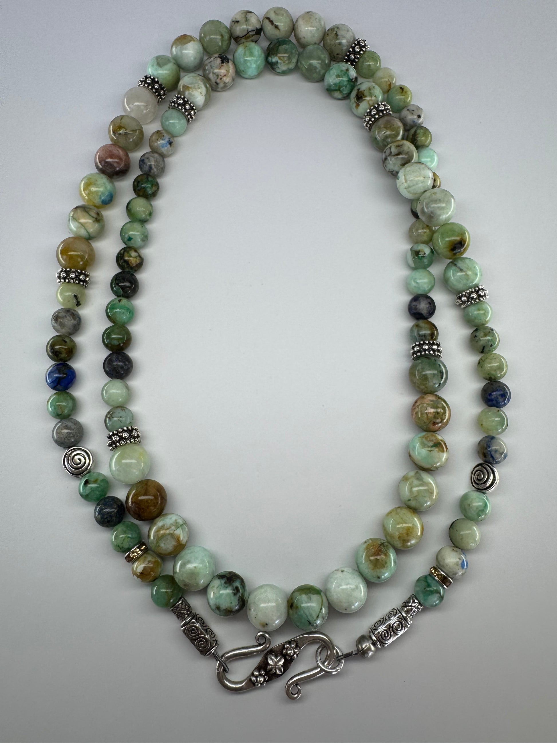 Mongolian Turquoise Necklace & FREE Matching Bracelet