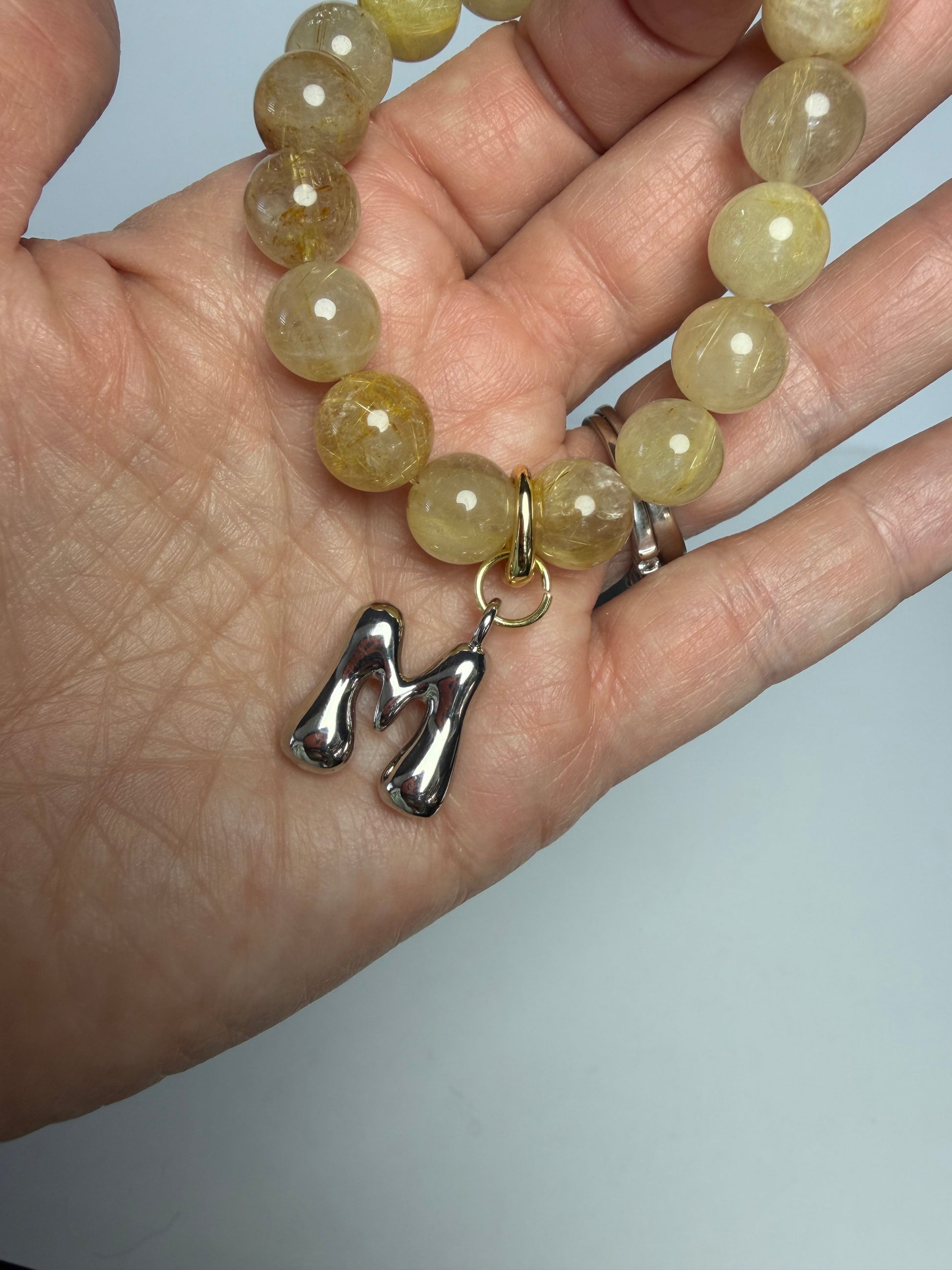 Gold Alphabet Charms