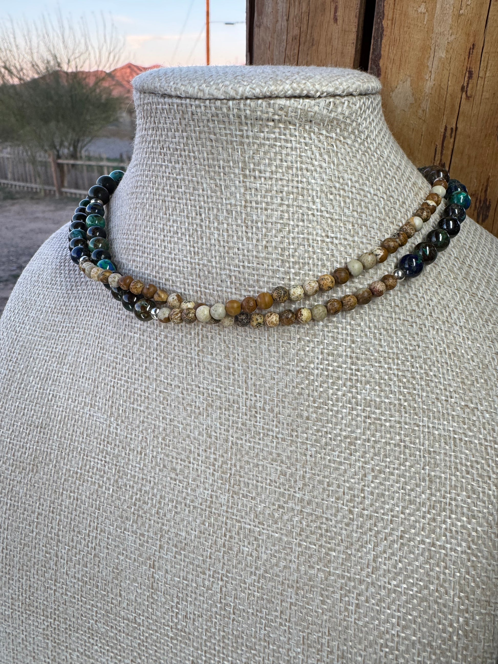 Chrysocolla Signature Wrap Necklace