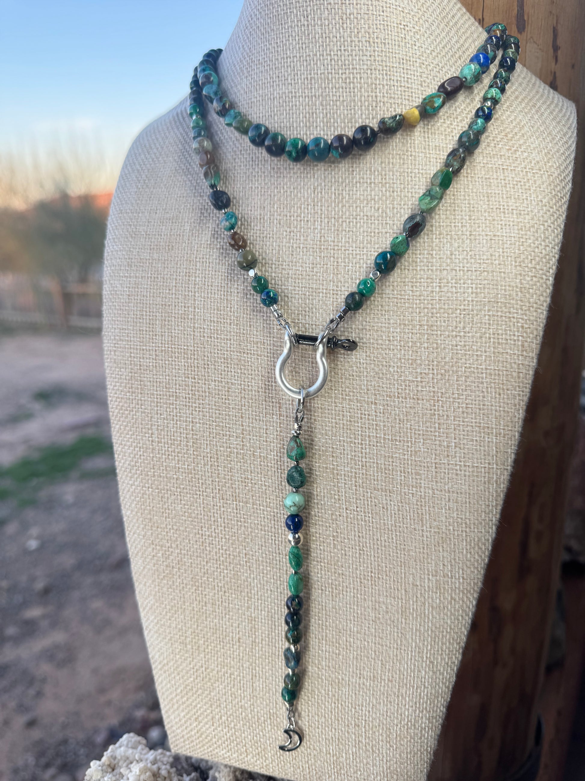 Chrysocolla Signature Wrap Necklace