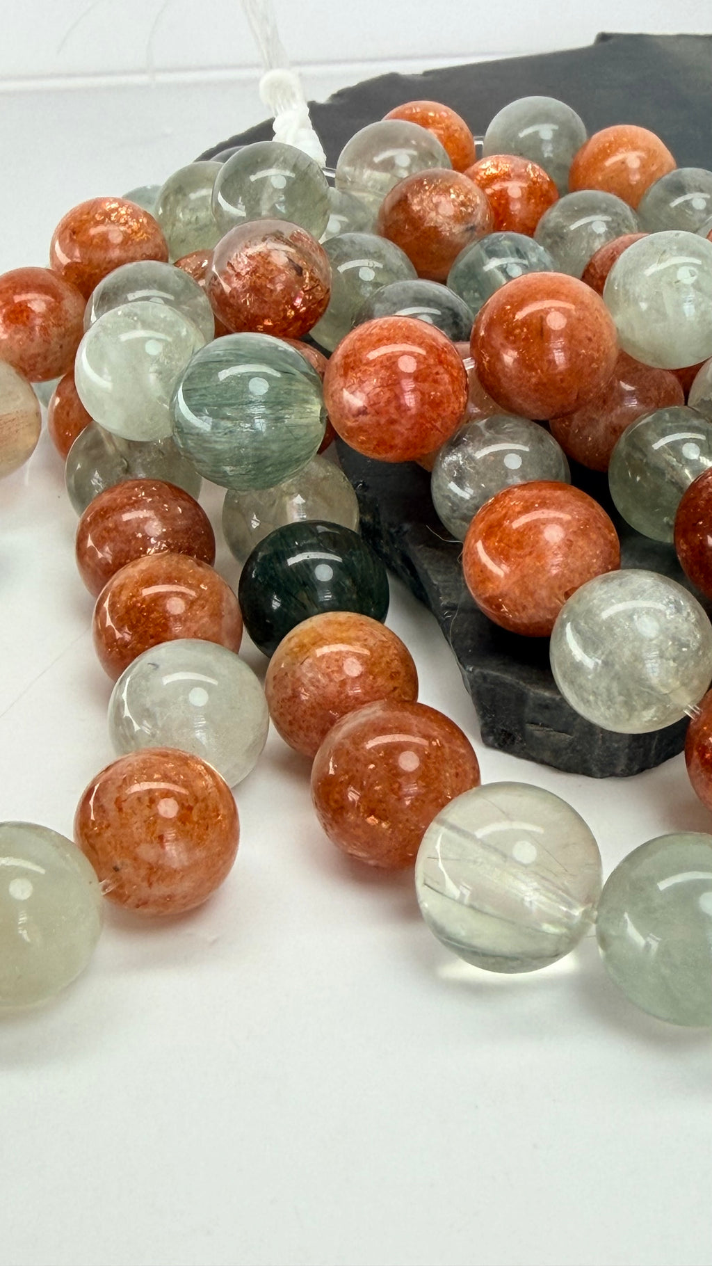 Fire Sunstone with Feldspar Variations