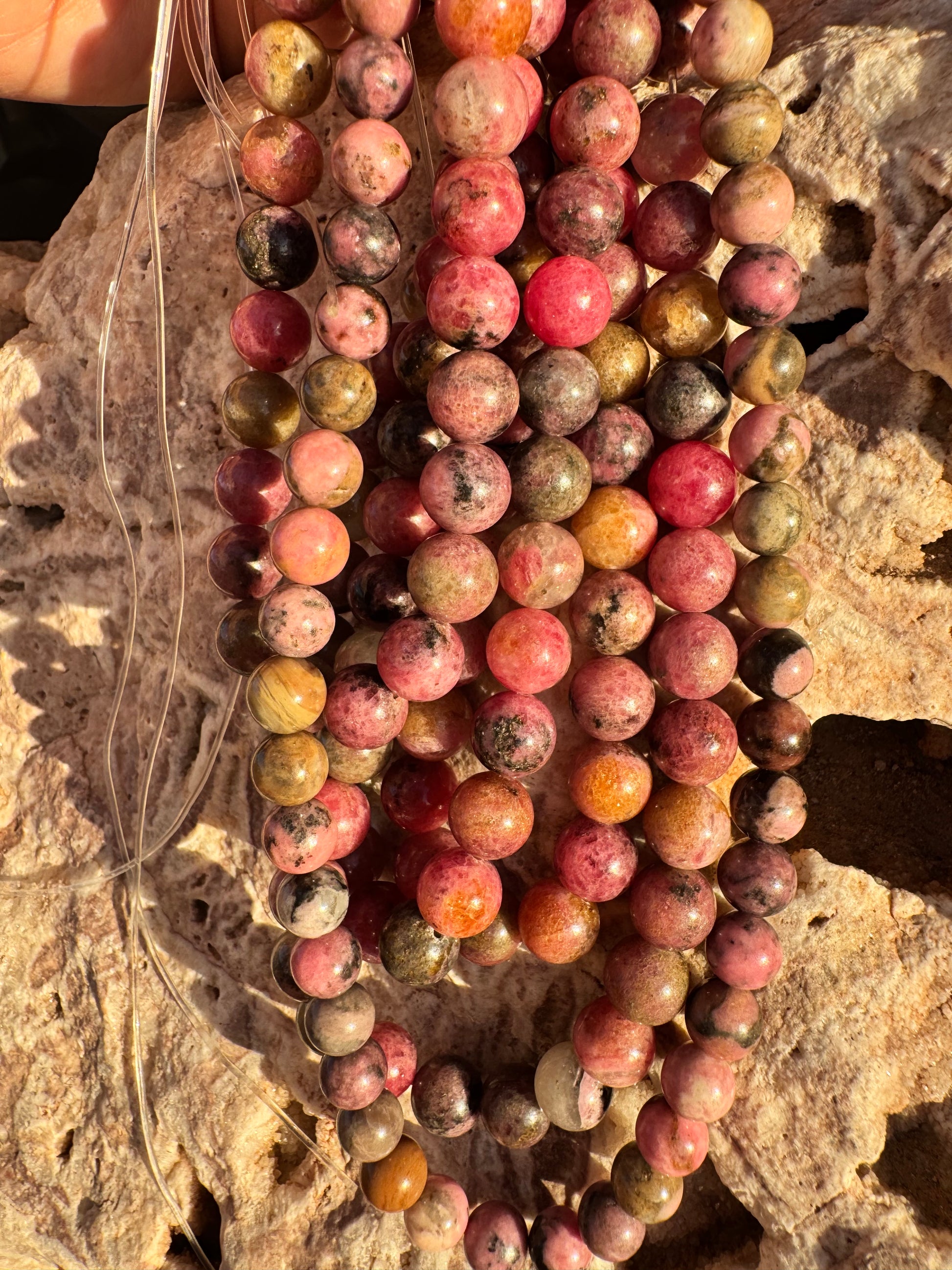Rhodonite with Matrix