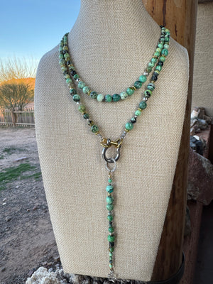 Nevada Variscite Signature Wrap Necklace