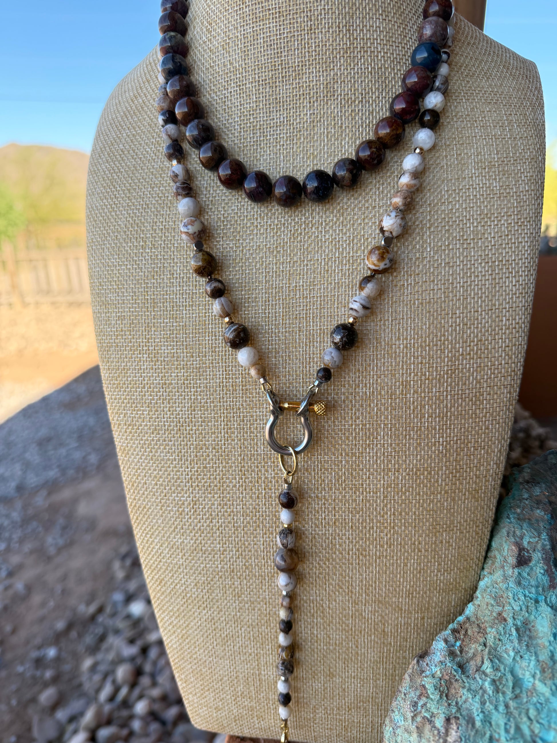 Coffee Jasper Necklace