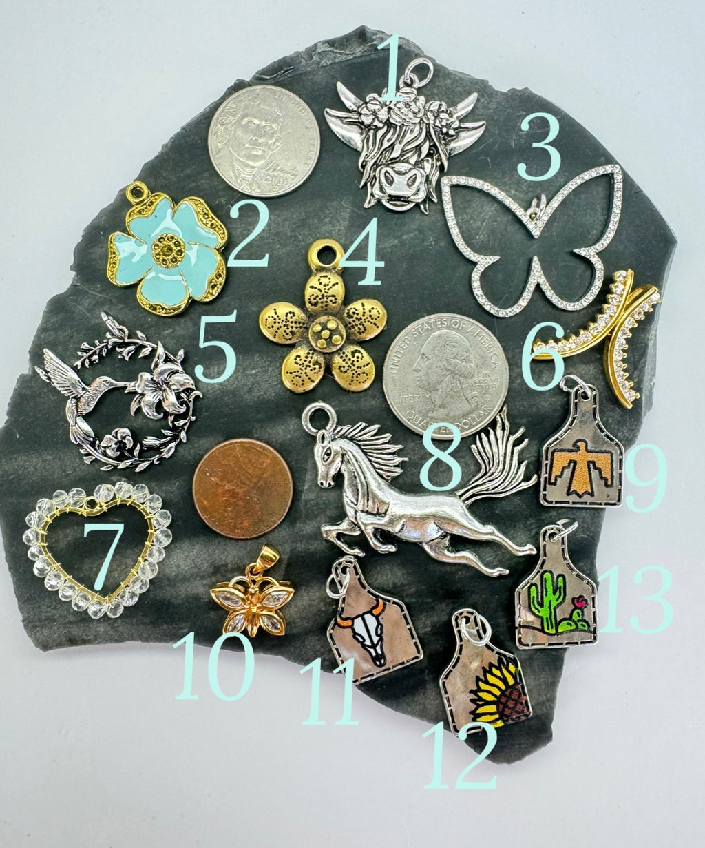 Desert Bloom Charm Drop - Less Than $16