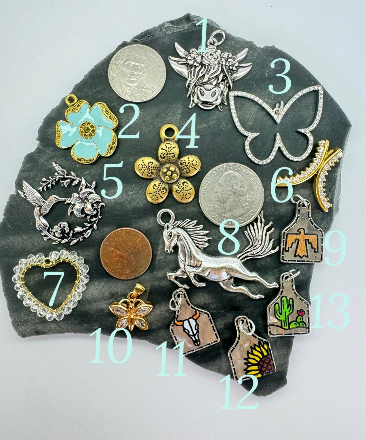 Desert Bloom Charm Drop - Less Than $16