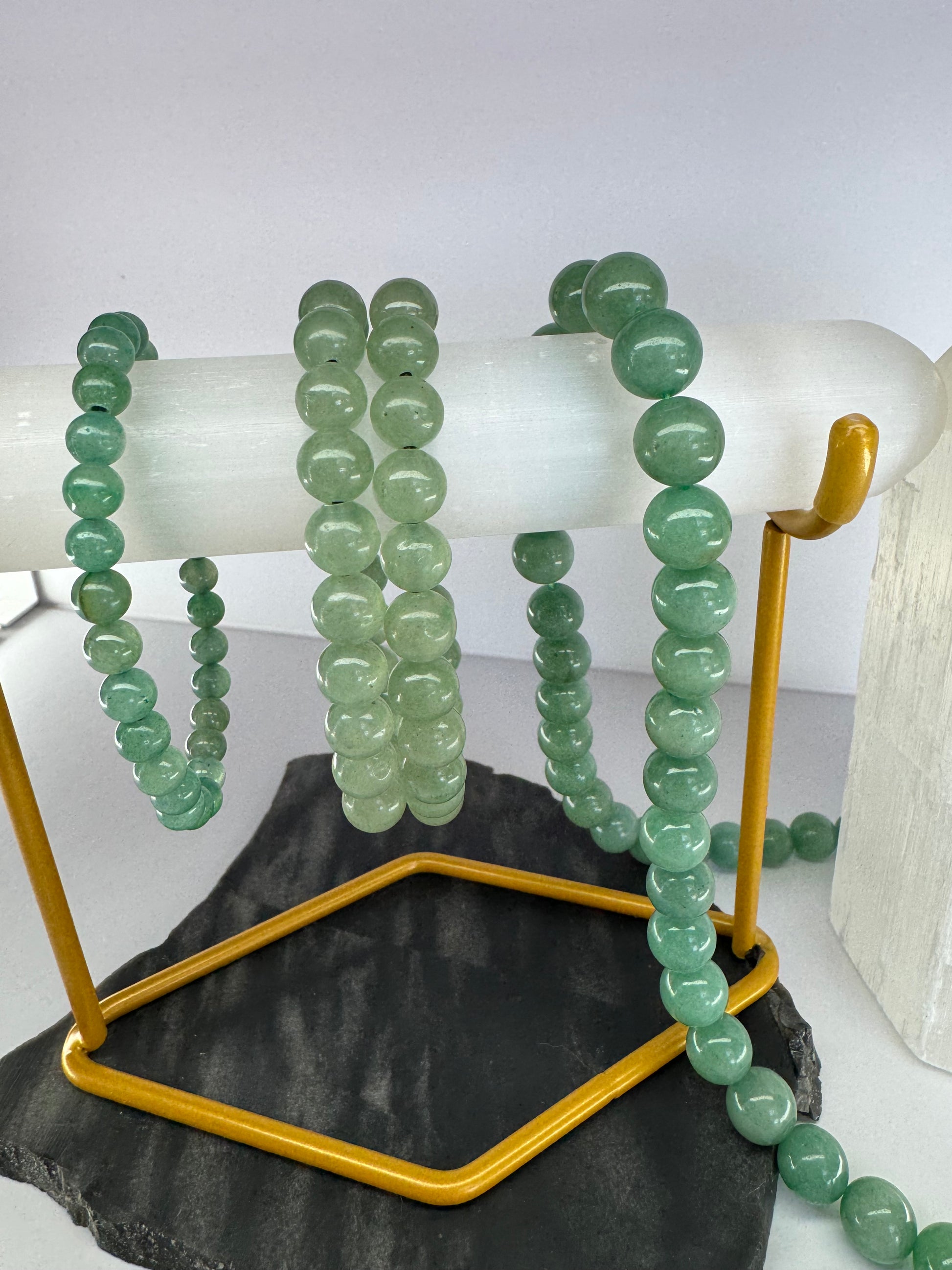 Green Aventurine (Dark, Med & Light Shades)