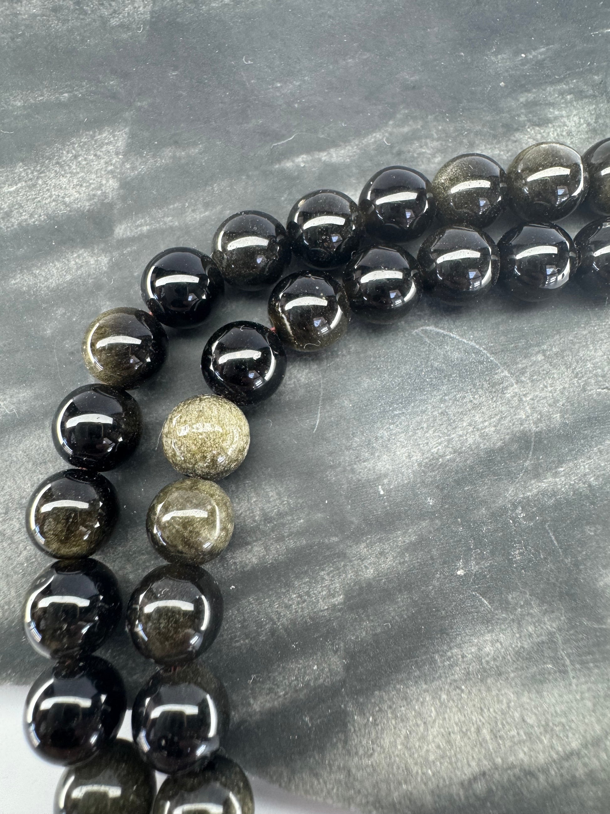 Golden Sheen Obsidian