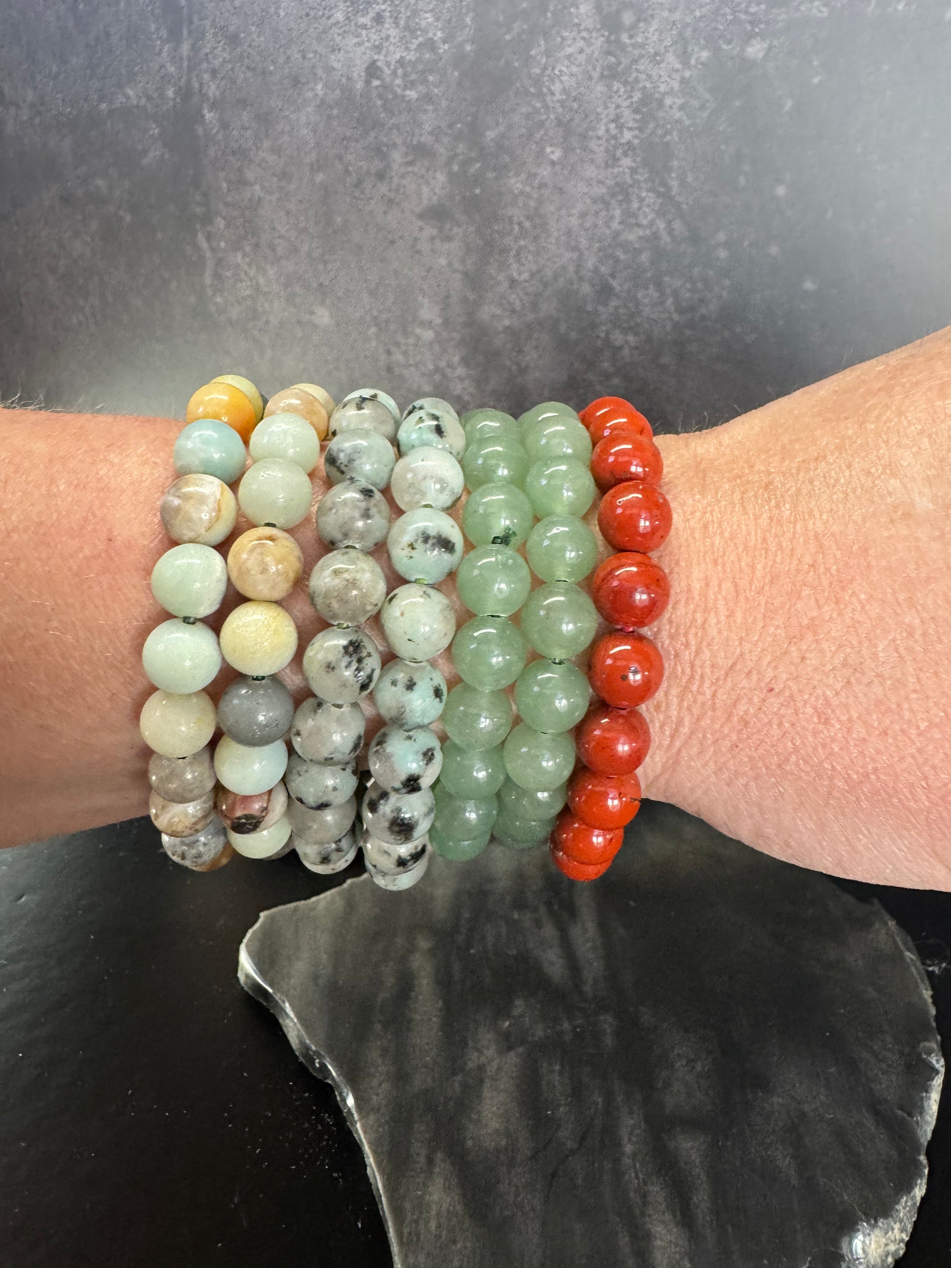 Green Aventurine (Dark, Med & Light Shades)