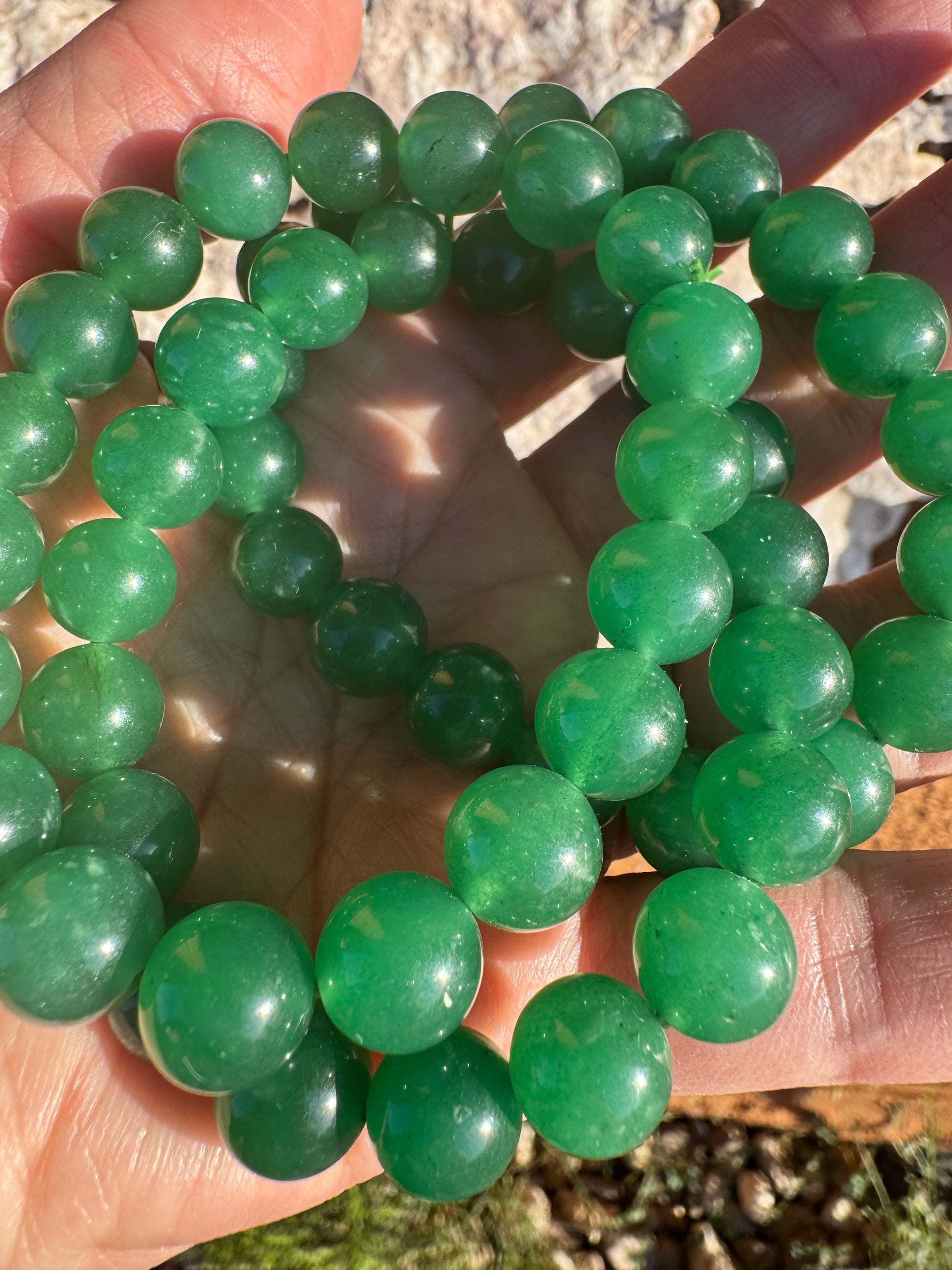 Green Aventurine (Dark, Med & Light Shades)
