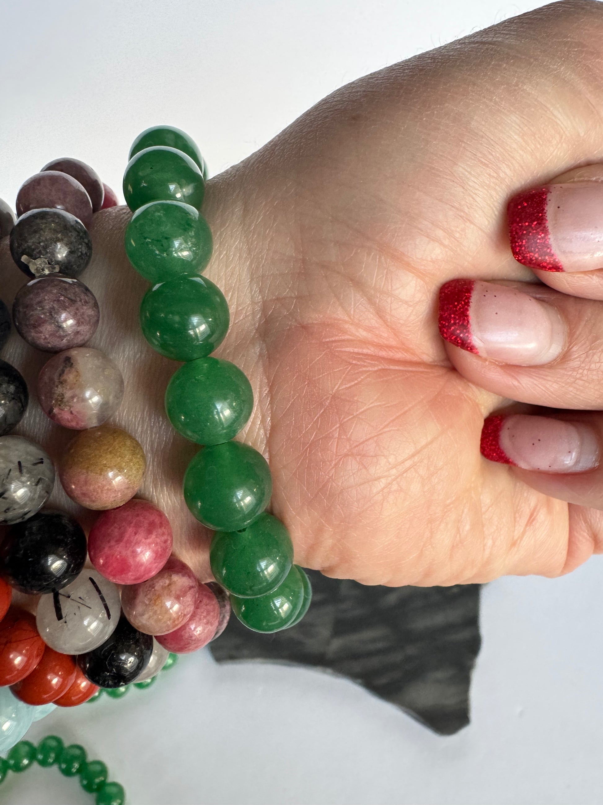Green Aventurine (Dark, Med & Light Shades)
