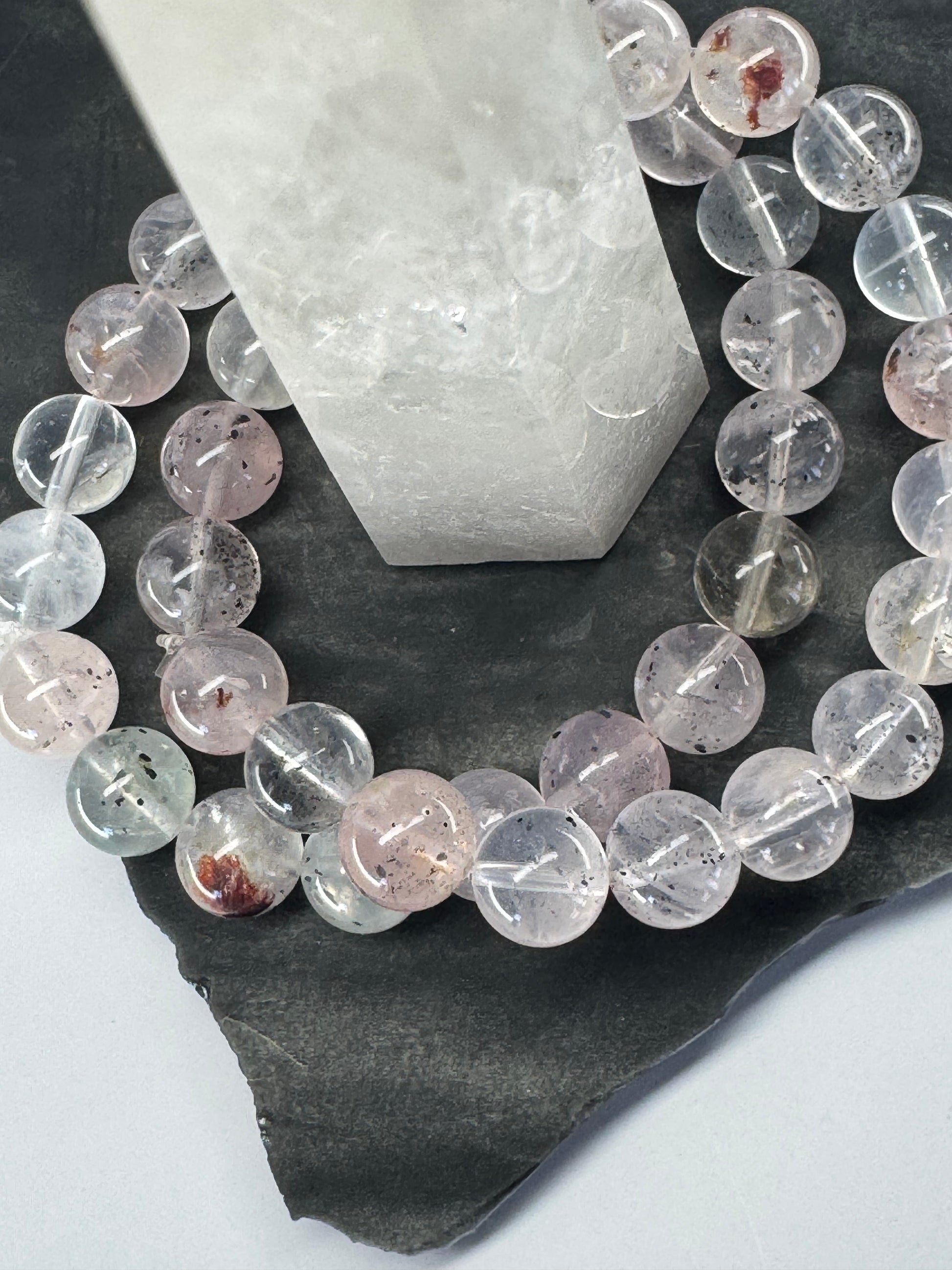 Lepidocrocite Quartz -RARE!