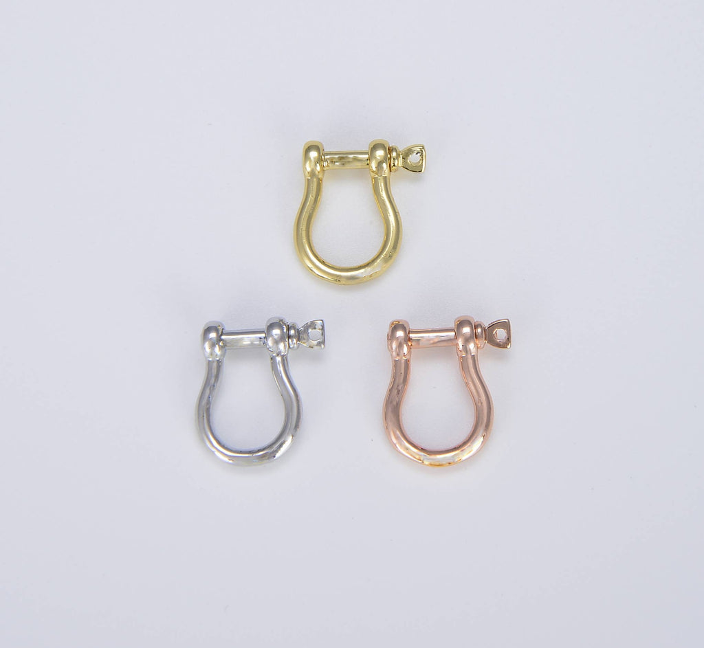 U Shape Horseshoe Shape Lock Clasp, Carabiner Clasp
