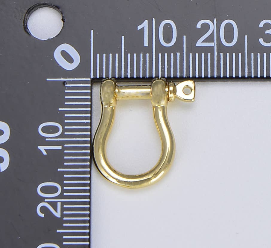 U Shape Horseshoe Shape Lock Clasp, Carabiner Clasp