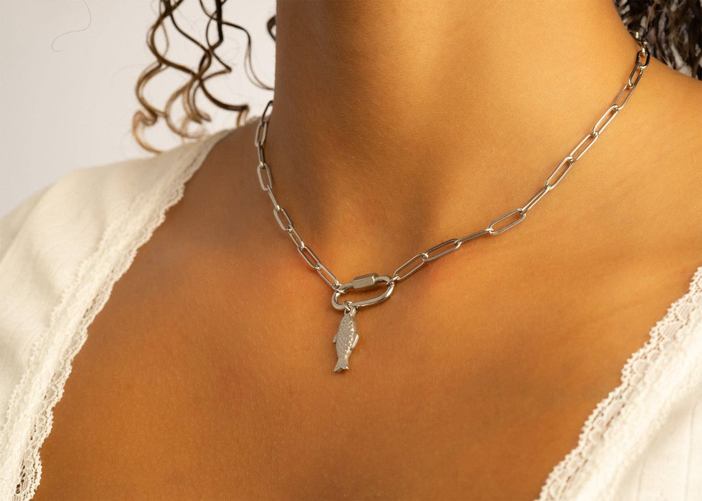 Stainless Steel Fish Charm