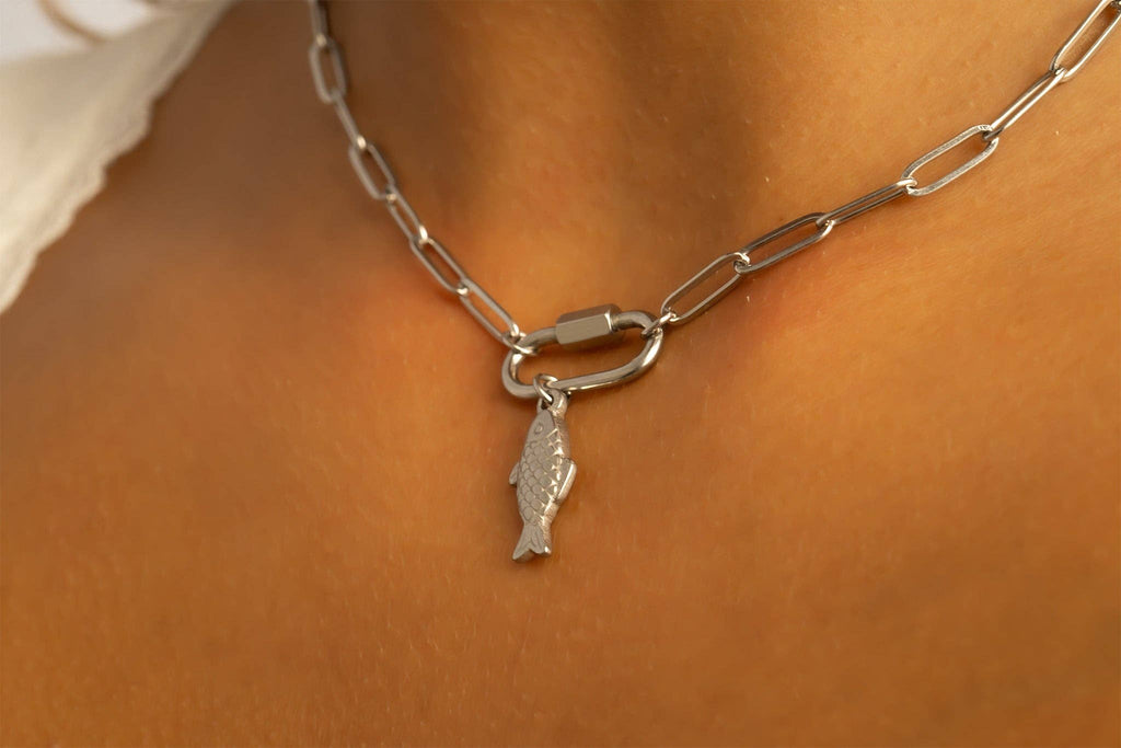 Stainless Steel Fish Charm