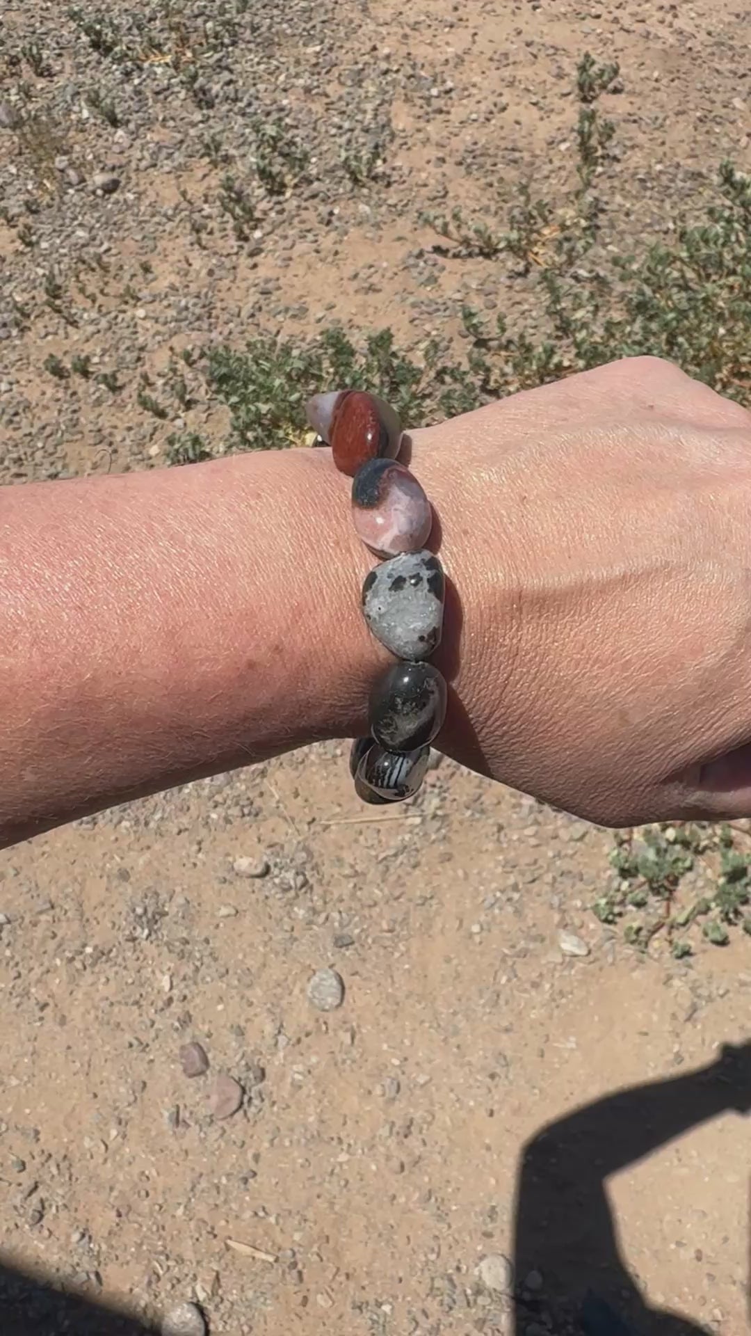 Black Agate Nuggets - GORGEOUS